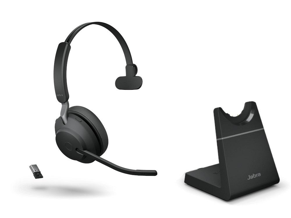 Jabra Evolve2 65 Link380a UC Mono Stand, JA-26599889989 | Headsets.nl