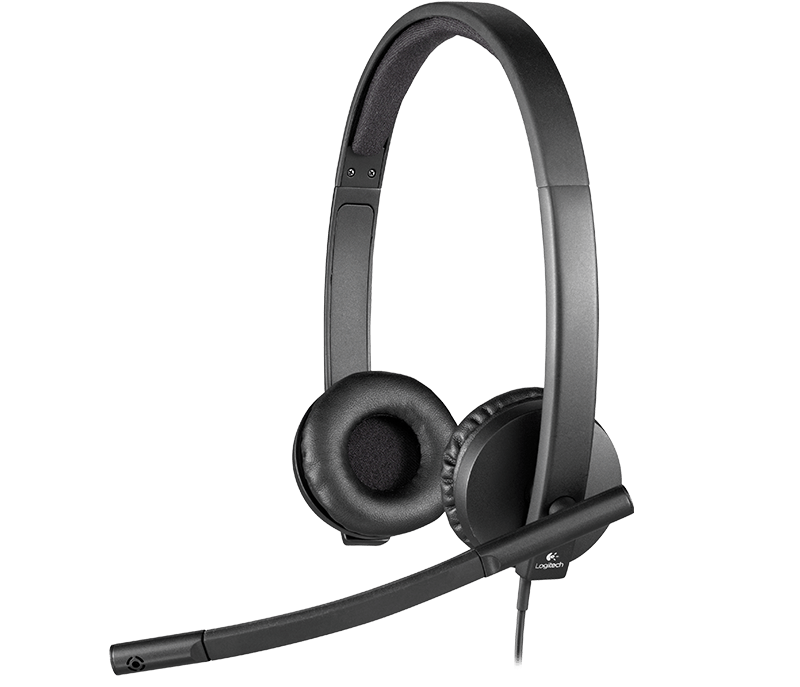 Logitech H570e stereo USB headset