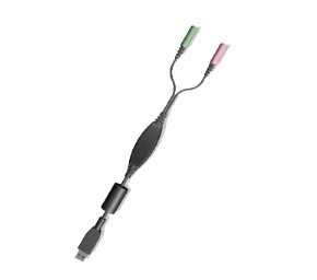 Sennheiser UUSB1 Inline 2x3,5mm plug USB