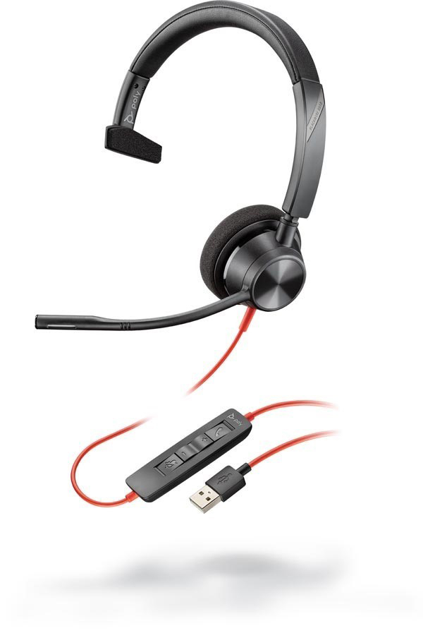 Plantronics Blackwire 3310 Microsoft, USB A headset