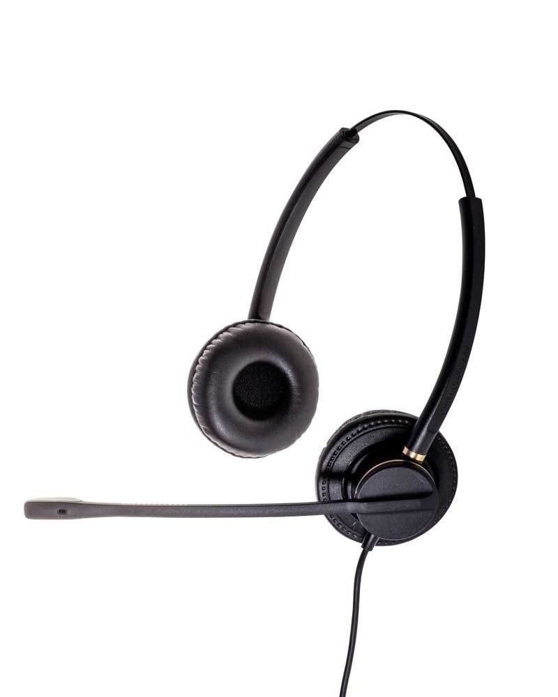 UH-MAX30SJ United Headsets Max 30 Stereo met Jabra QD. Premium headset voor Contact Centers en kantoren.