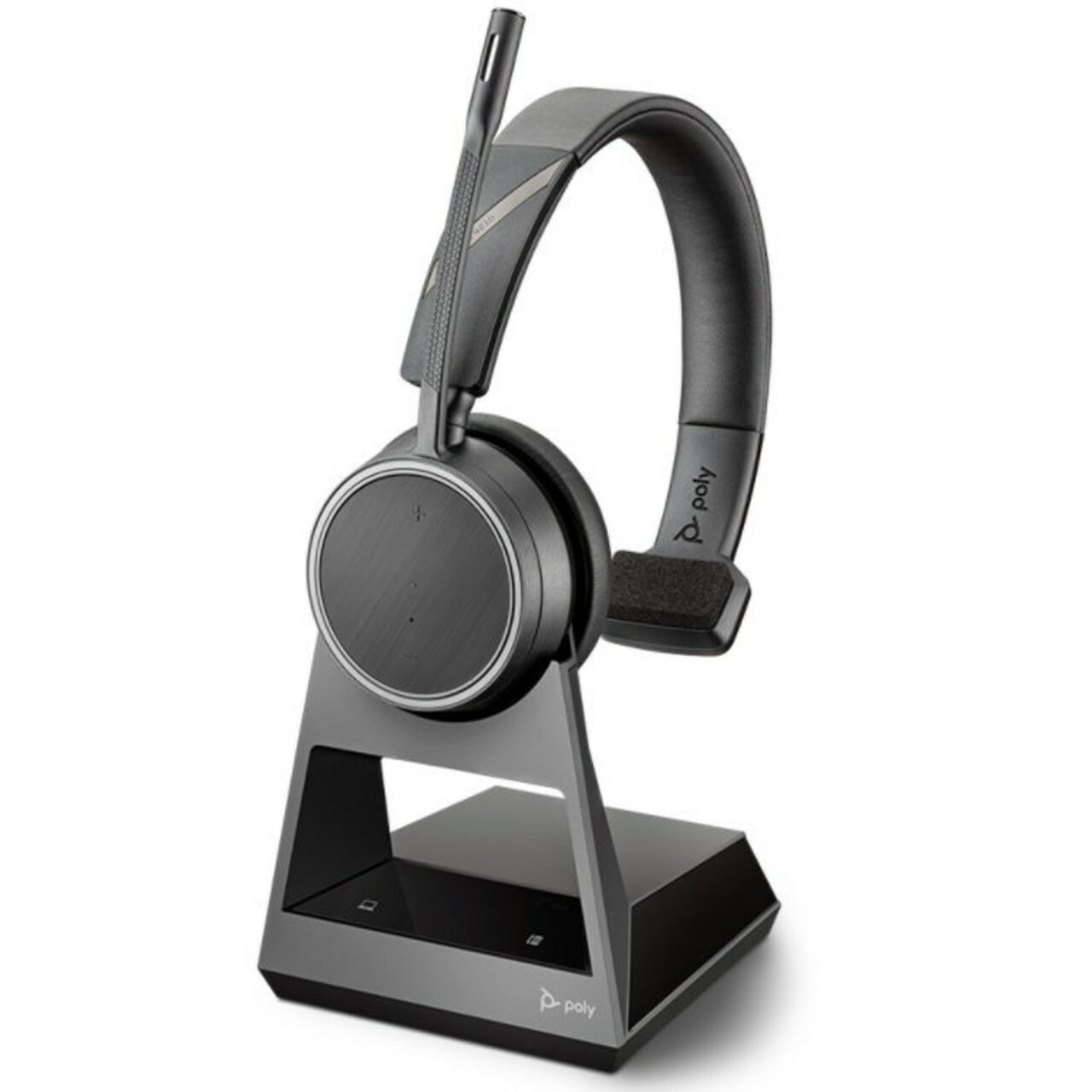 PL-214591-05 Een favoriet van kantoormedewerkers en IT-ers—de Voyager 4200 UC-serie. Poly Voyager 4210 Mono headset. Geschikt voor bureautelefoon, PC en mobiel met USB-C aansluiting.