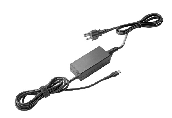 HP-1MZ01AA De HP 45W USB-C LC Power Adapter biedt snel en efficiënt opladen voor USB-C-apparaten, en garandeert hoge prestaties en betrouwbaarheid in elke werkomgeving.