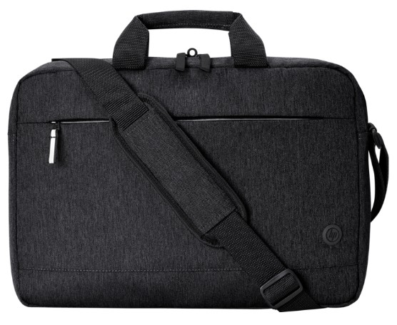 HP-1X645AA De HP Prelude Pro Recycle Top Load tas is milieuvriendelijk en biedt veilige opslag voor je laptop en accessoires, terwijl het duurzaamheid ondersteunt met gerecycled materiaal.