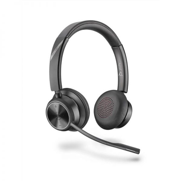 HP-8Y9B7AA draadloze DECT-headset met veilige connectiviteit, rijk geluid, noise-cancelling microfoon en langdurig comfort voor professionele gesprekken en gefocust werken.