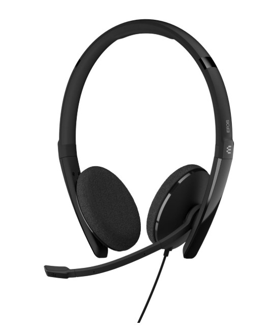 EP-1000915 EPOS Adapt 160 USB II-headset biedt kristalhelder geluid, comfortabel ontwerp en actieve ruisonderdrukking. Ideaal voor kantooroproepen, virtuele vergaderingen en professionele communicatie.