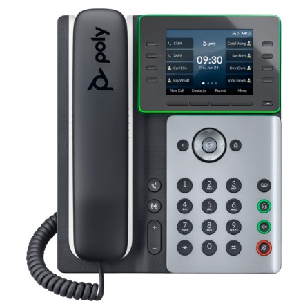 Poly Edge E320 IP Phone and PoE-enabled