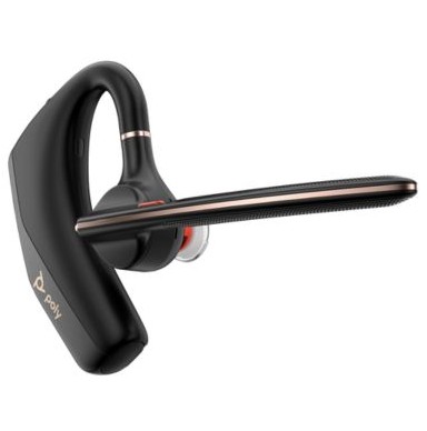 HP-AV4P1AA Draadloze Poly Voyager Legend 50 mono-headset: Bluetooth 5.1, actieve ruisonderdrukking, windbescherming, Teams-certificering en comfortabel draagontwerp voor heldere gesprekken.