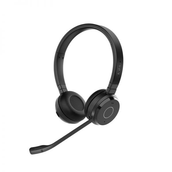 JA-6699-839-409 draadloze headset met UC-certificering, Bluetooth, noise-cancelling microfoon en stereogeluid voor flexibele en professionele communicatie.