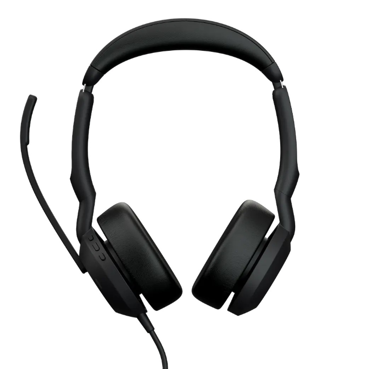 JA25089-989-799 De Jabra Evolve2 50 UC Stereo biedt premium geluid, dubbele USB-A/C aansluiting en draagcomfort voor de hele dag. Perfect voor hybride werk en professionele communicatie.