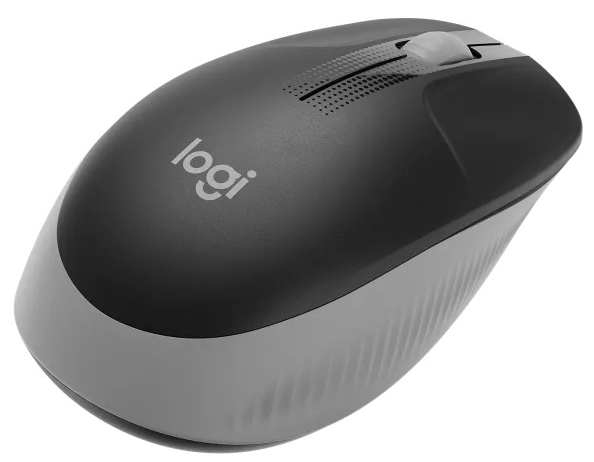 LO-910-005906 Draadloze muis op volledig formaat met 2.4GHz verbinding en 18 maanden batterijduur. Comfortabel voor dagelijks gebruik.