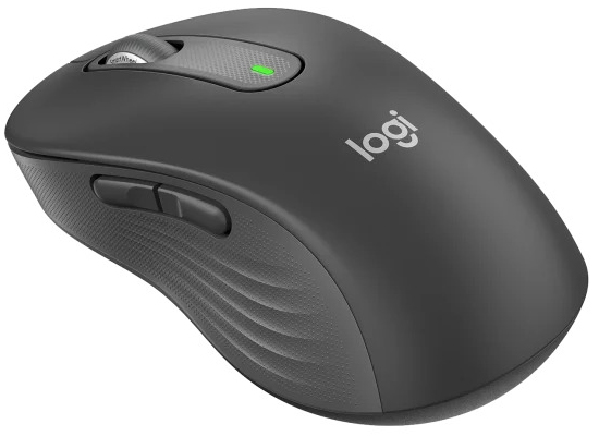 LO-910-006253 Draadloze muis met SmartWheel-scrollen, stille klikken en ergonomisch ontwerp. Medium formaat past comfortabel bij de meeste handen.