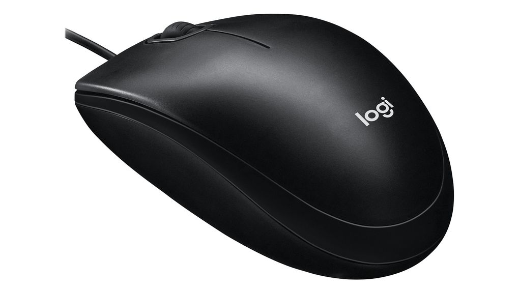 LO-910-006652 Betrouwbare bedrade muis met nauwkeurige tracking en symmetrisch ontwerp. Eenvoudig aan te sluiten en direct klaar voor gebruik.
