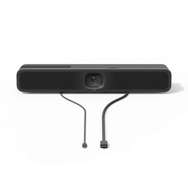 LO-960-001681 Alles-in-één videobar voor kleine vergaderruimtes. Met AI-kadering, brede kijkhoek en eenvoudige USB-installatie.
