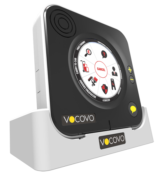 VO-VCV-3301 Bureaustandaard voor VoCoVo Touch Call Point of Message Keypad.